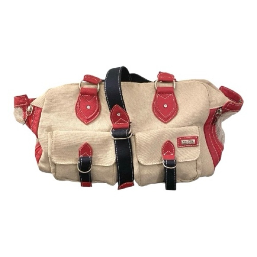 Malucchi - Made in Italy - Hand-crafted Artisan Leather and Canvas Pet Carrier